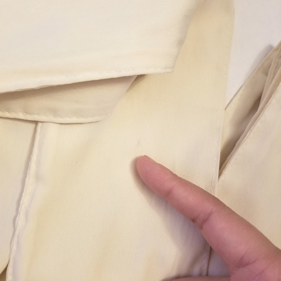 ❗Free People Cream Color Long Thin Twilly Scarf❗ - Picture 3 of 3